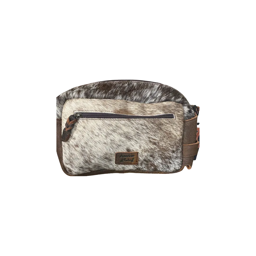 American Darling Women's Hair Genuine Leather Handbag