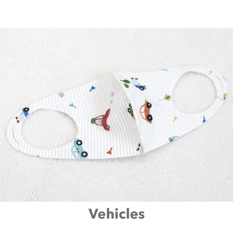 Antimicrobial Kids (4-9 Years Old) Reusable 3D Mask BBN1002 (18 Designs)