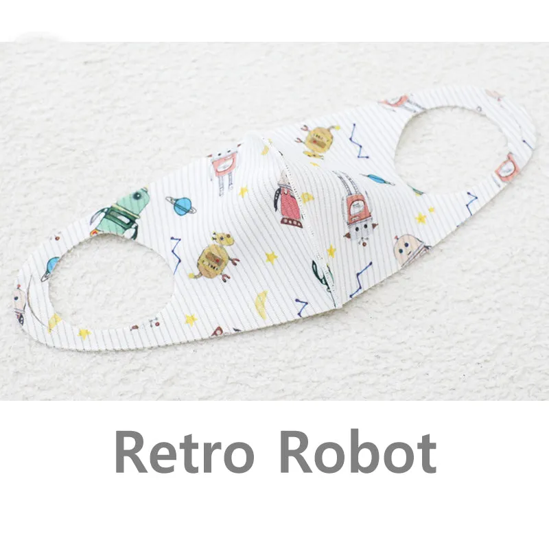 Antimicrobial Kids (4-9 Years Old) Reusable 3D Mask BBN1002 (18 Designs)
