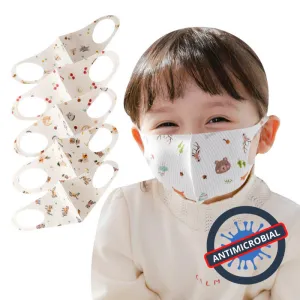 Antimicrobial Kids (4-9 Years Old) Reusable 3D Mask BBN1002 (18 Designs)