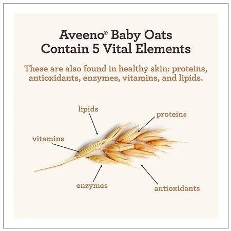 Aveeno Baby Daily Moisture Gentle Body Bath Wash & Shampoo, Oat Extract - 8oz