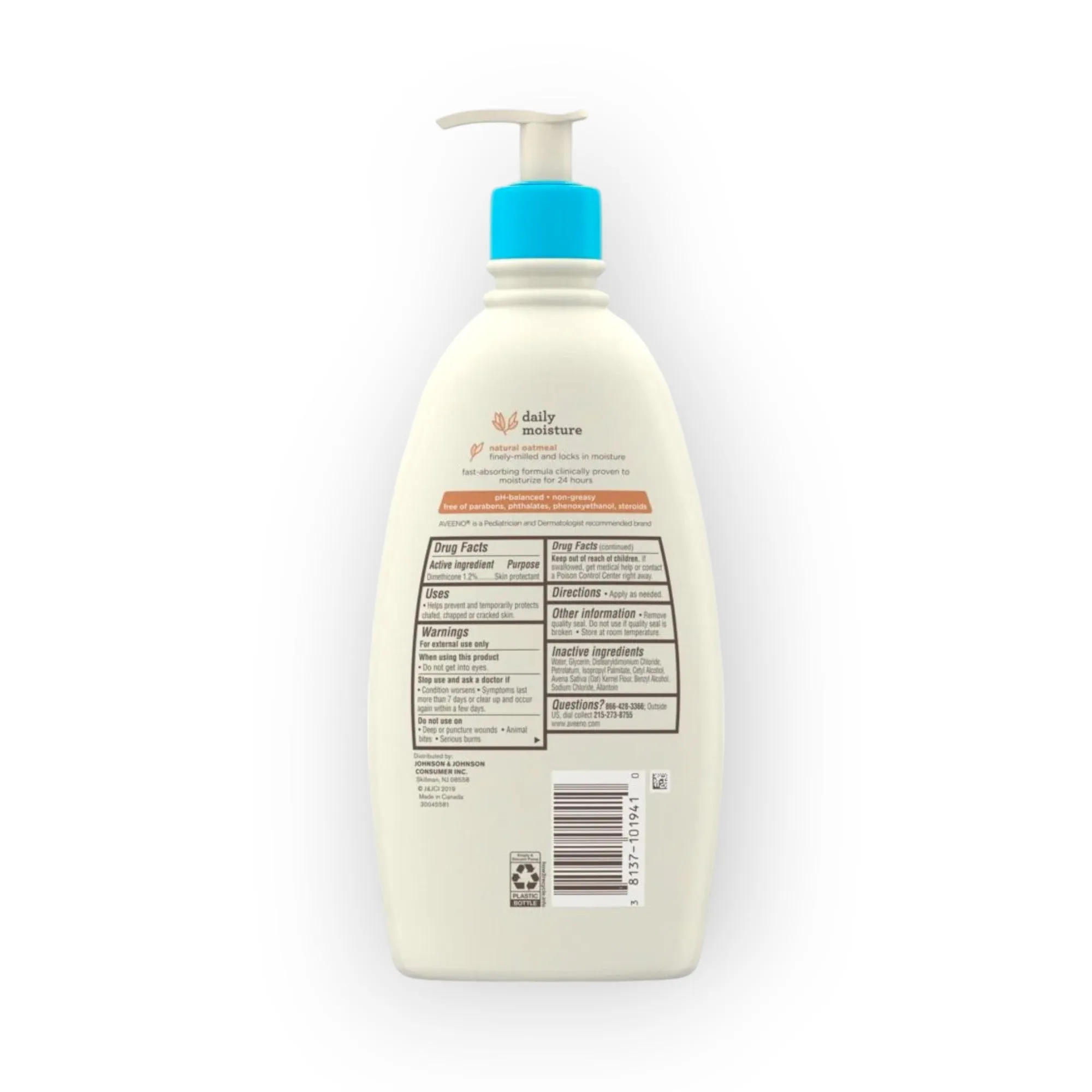 Aveeno Baby Daily Moisture Lotion, 532ml