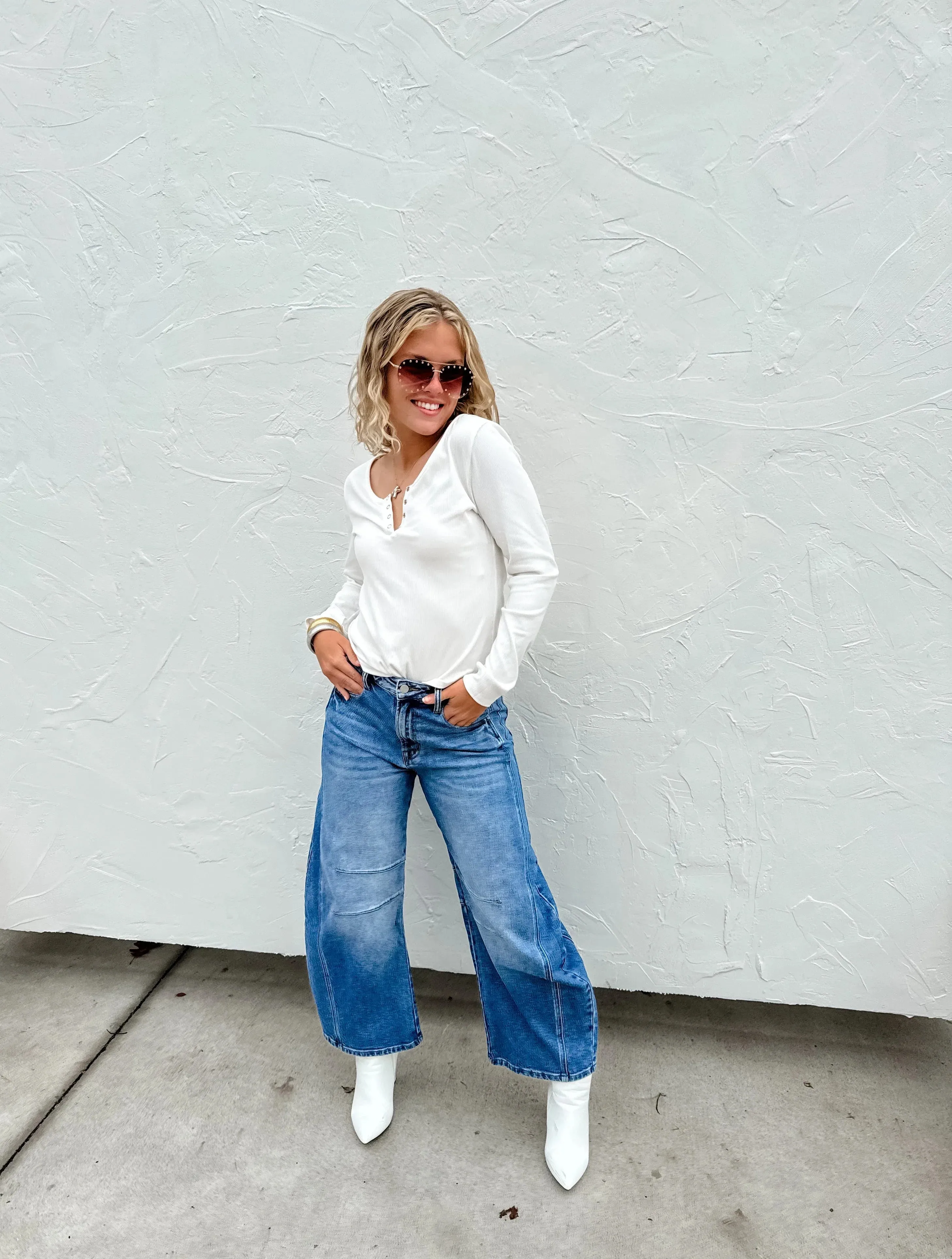 Barrel Jeans in Two Washes