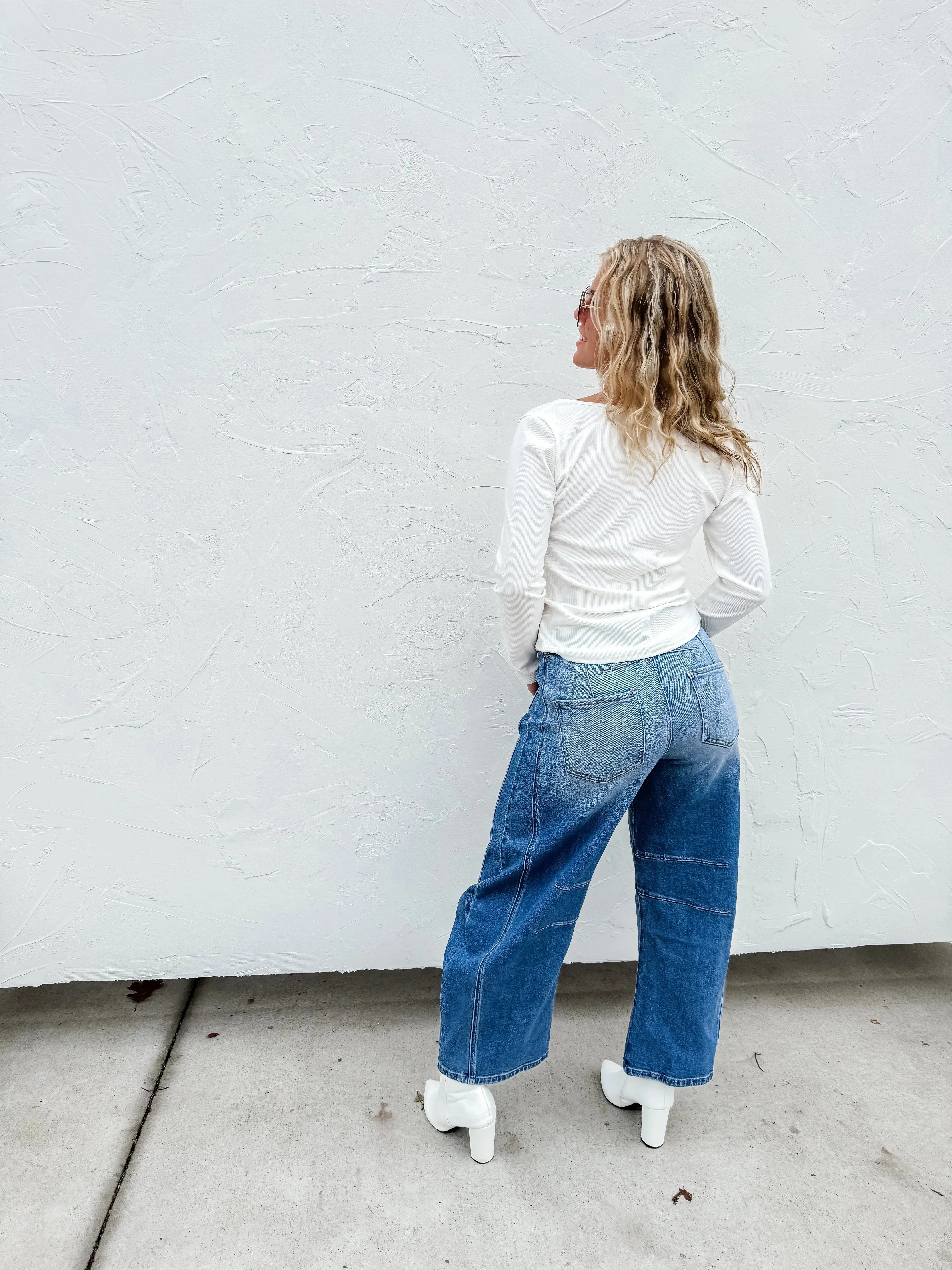 Barrel Jeans in Two Washes