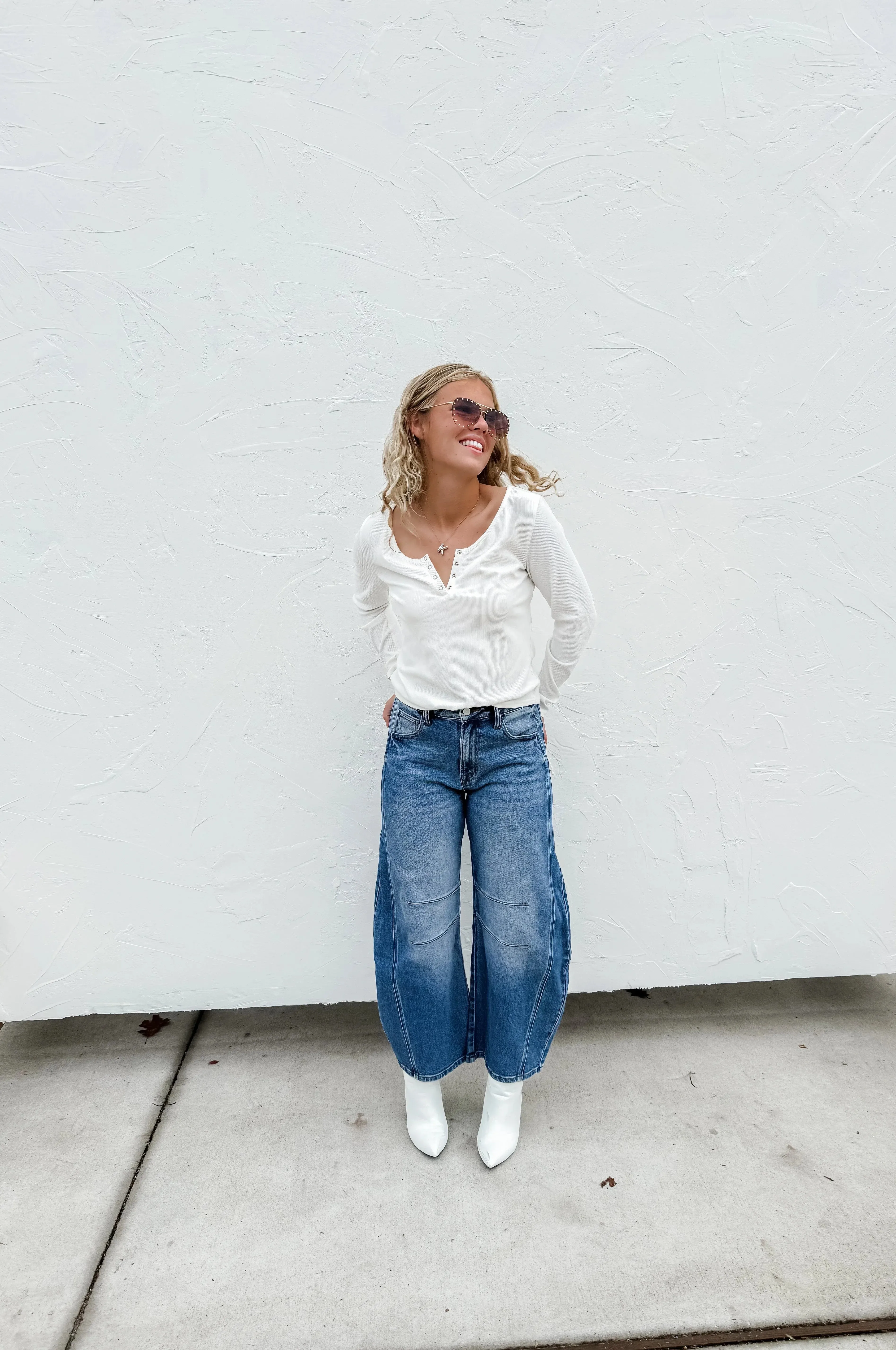 Barrel Jeans in Two Washes