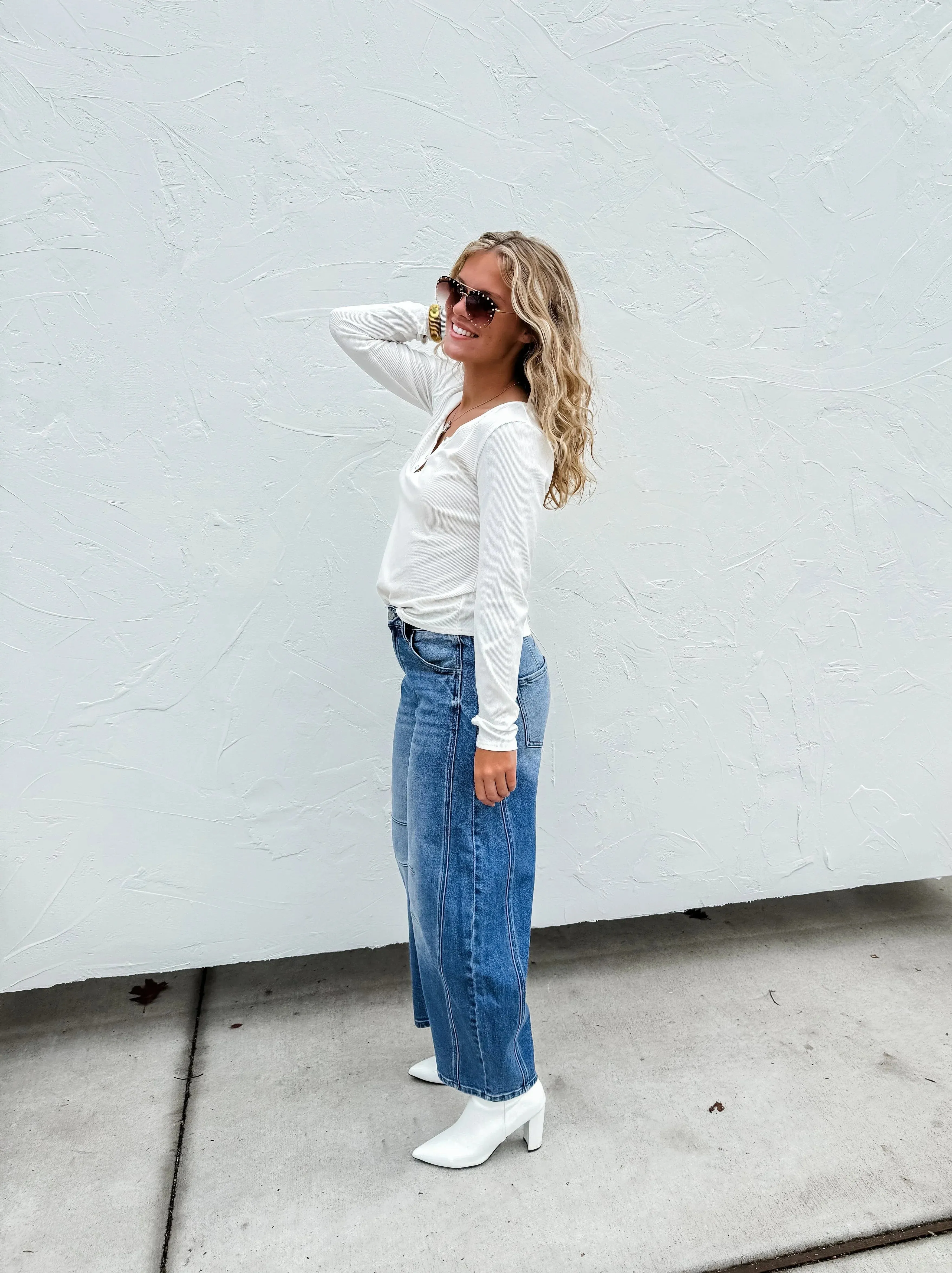 Barrel Jeans in Two Washes