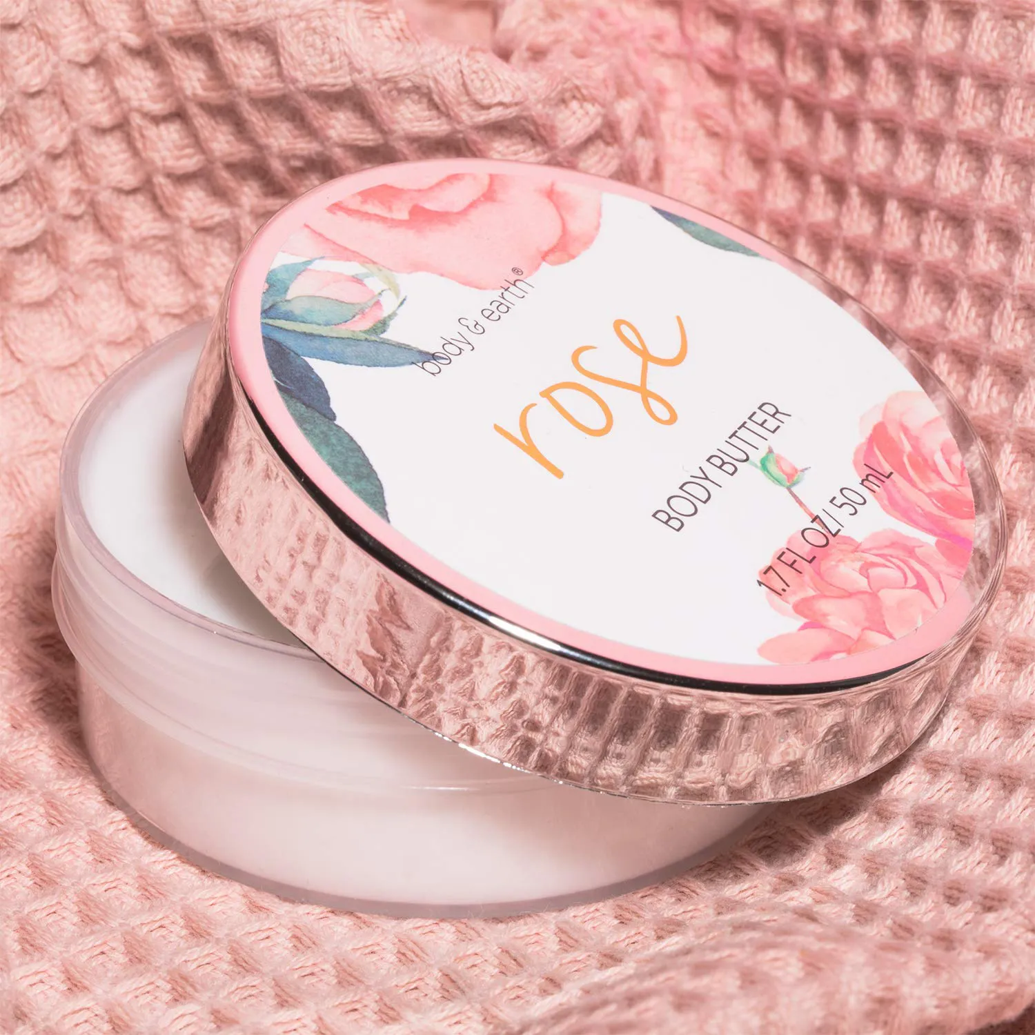 Bath Spa Gift Baskets for Women - Bath Sets for Women Gift Luxurious 5 Piece Rose Scented Spa Gift Set with Shower Gel, Body Butter, Hand Cream, Body Lotion,Christmas Gifts for Women