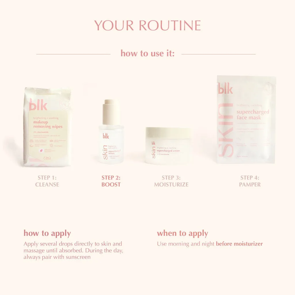 blk skin Brightening & Soothing Supercharged Serum