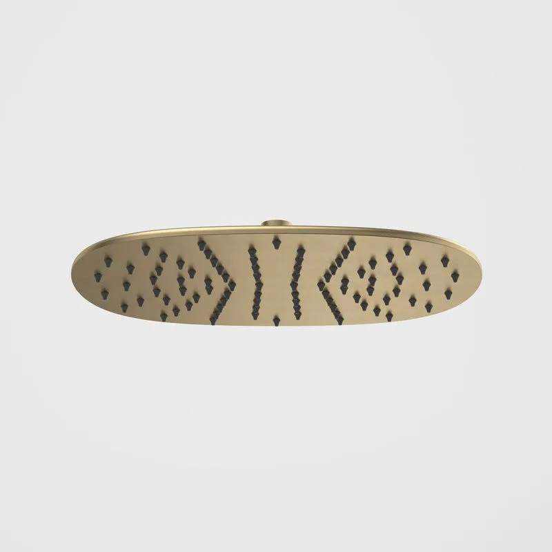 Caroma Contura II Rain Shower 300mm - Brushed Brass