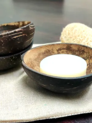 Coconut Shell Soap Dish- Pack of 3 | Rescue