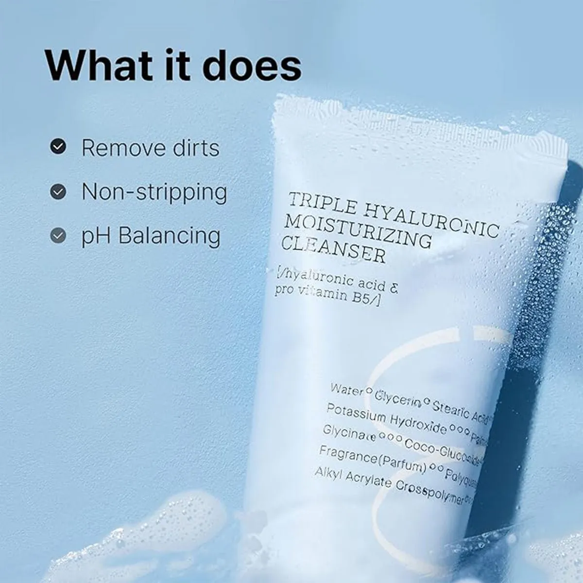 Cosrx Hydrium Triple Hyaluronic Moisturiaing Cleanser 150Ml