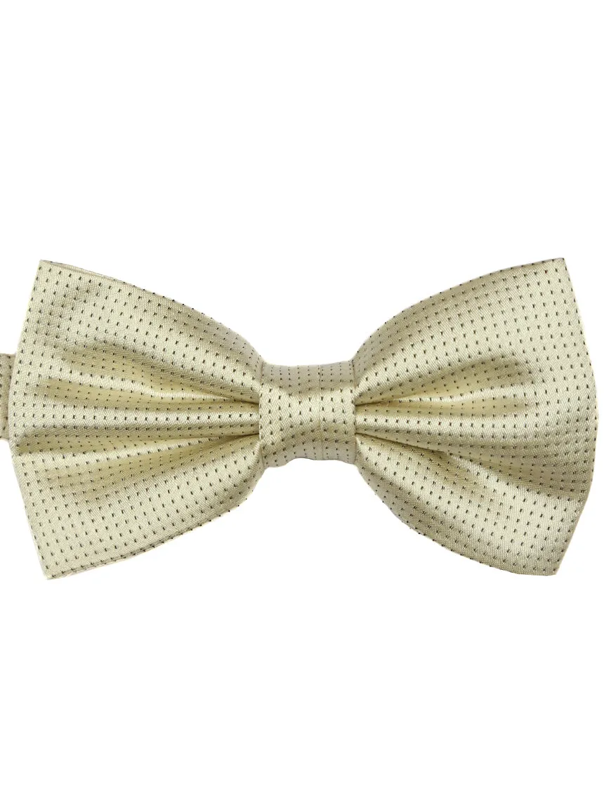 DCLIC Classic Microdot Bow Tie - Champagne