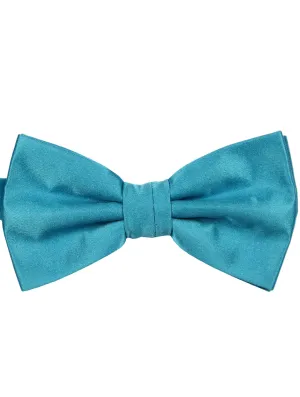 DCLIC Classic Plain Bow Tie - Aqua