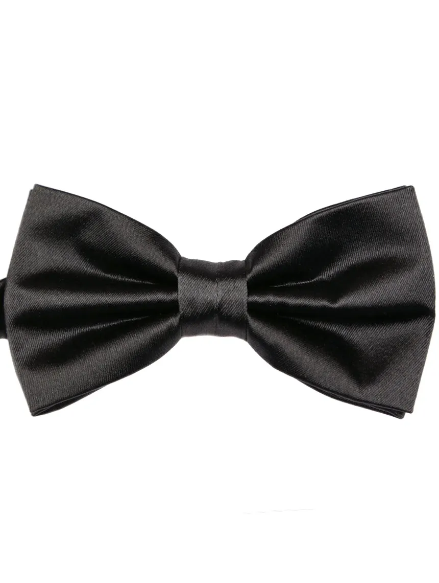 DCLIC Classic Plain Bow Tie - Black