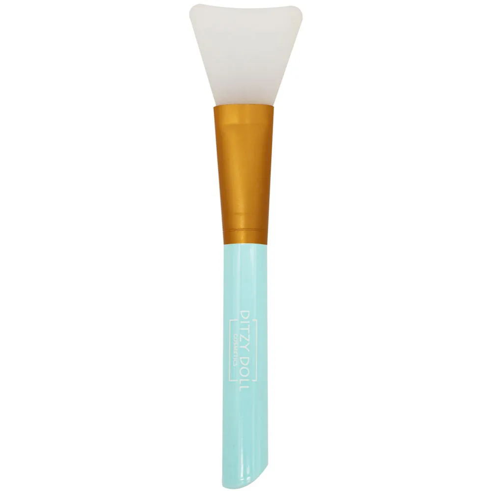 Ditzy Doll Silicone Face Mask Brush Blue - Soft Applicator Brush for Smooth and Even Facial Mask Application