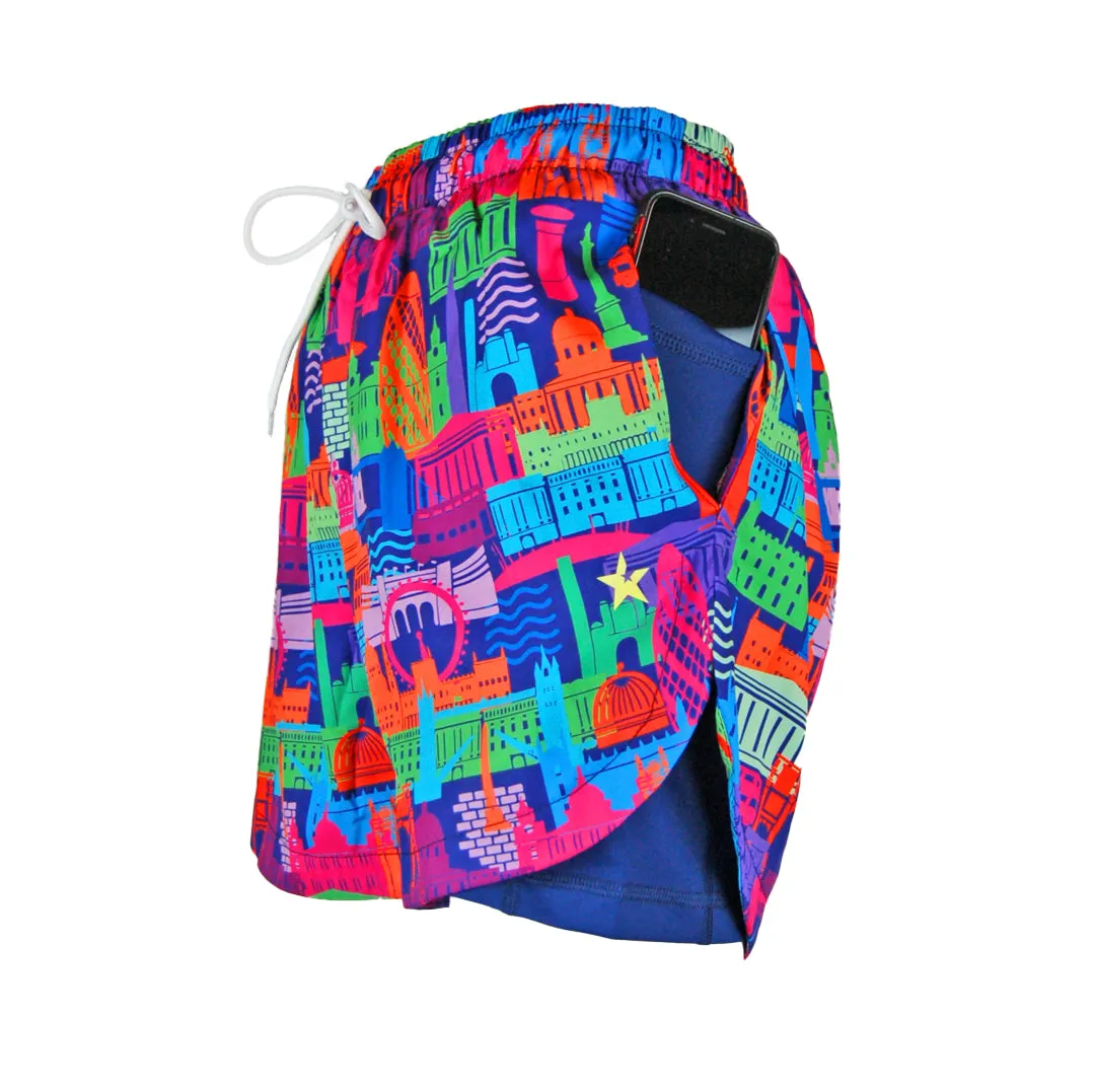 Double Layer Jazzy Shorts | London Calling