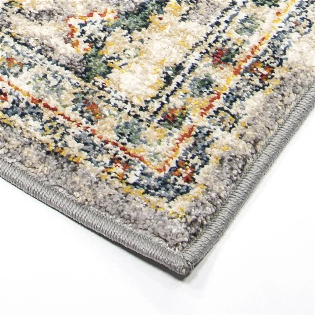 Imperial By Palmetto Living 9518 Ankara Field Distressed Grey Rugs