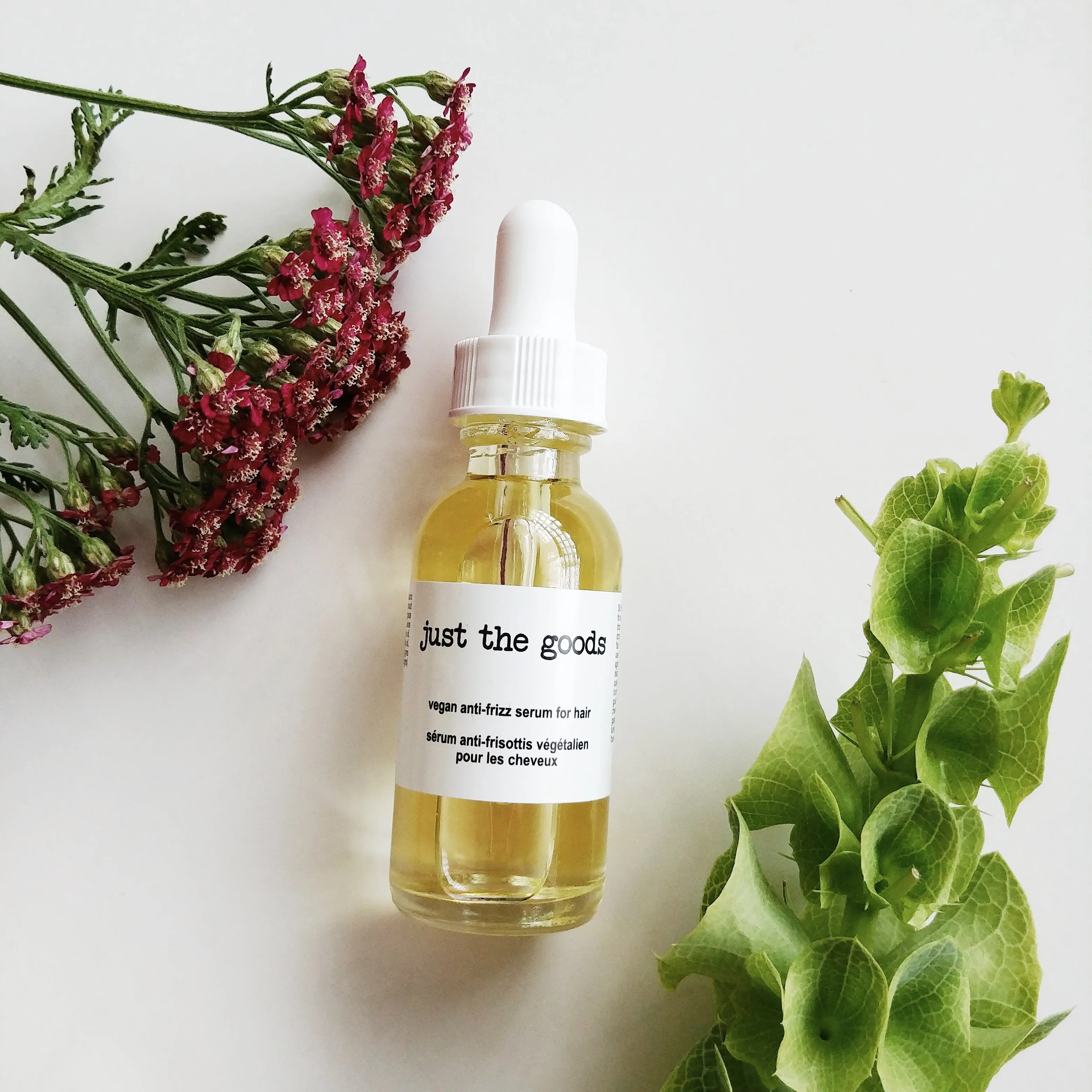 Just the Goods vegan anti-frizz hair serum