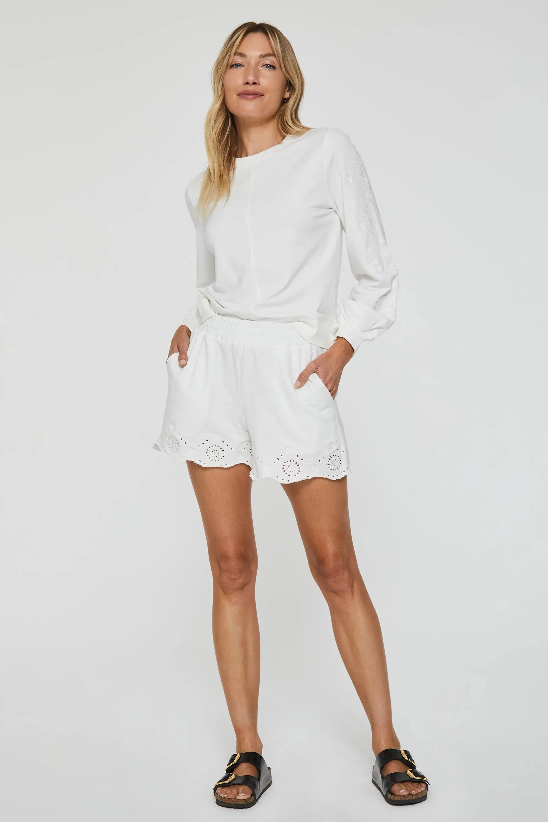 Murray Eyelet Embroidery Top
