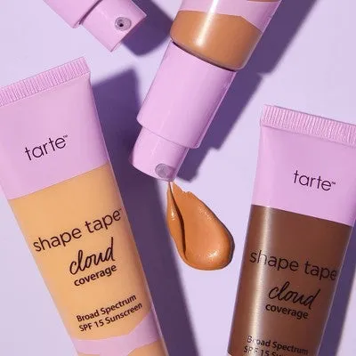 New - tarte Shape Tape Cloud CC Cream Broad Spectrum SPF 15 Sunscreen - 53N Deep Neutral - 1 fl oz - Ulta Beauty