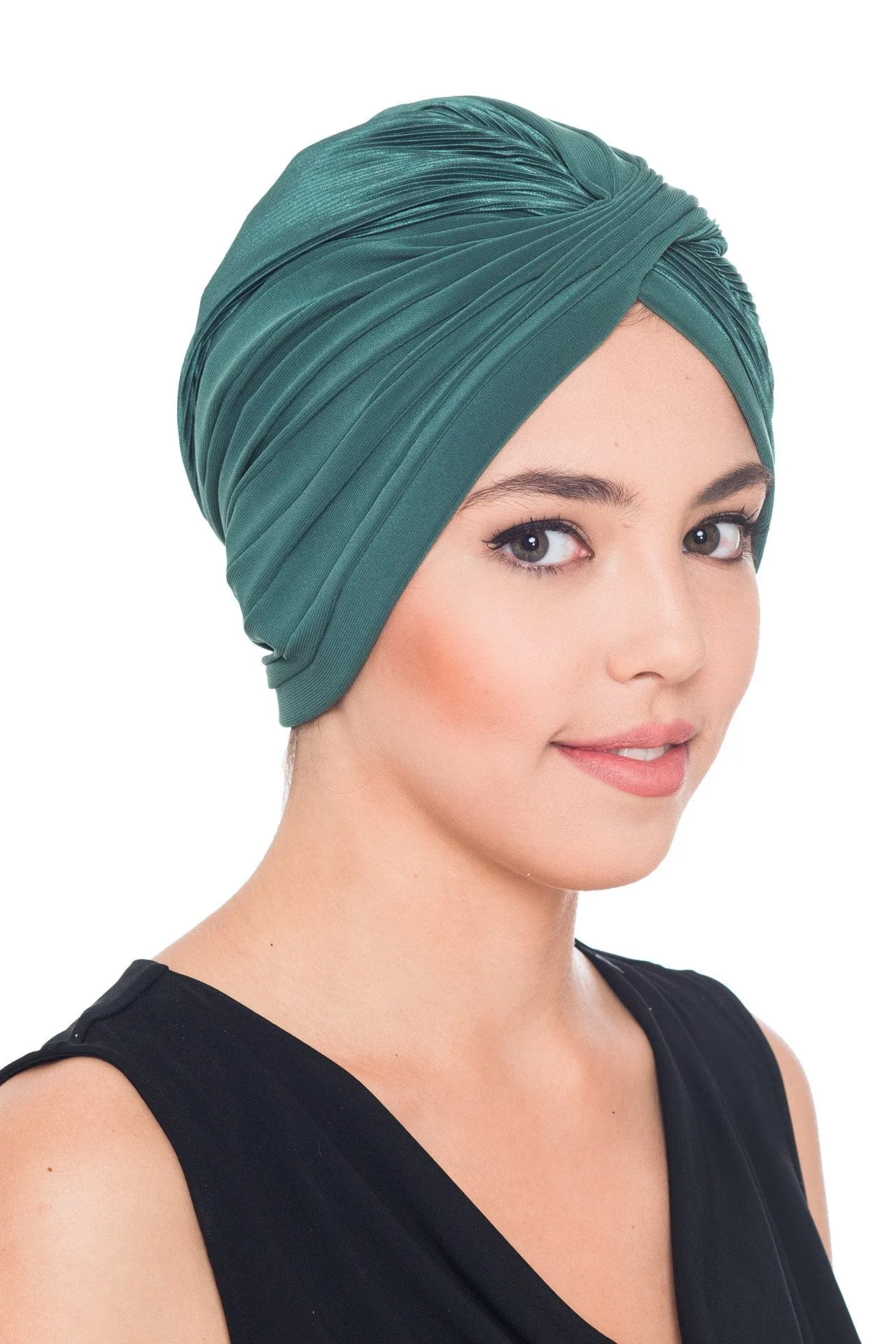 Plisse Cross Turban