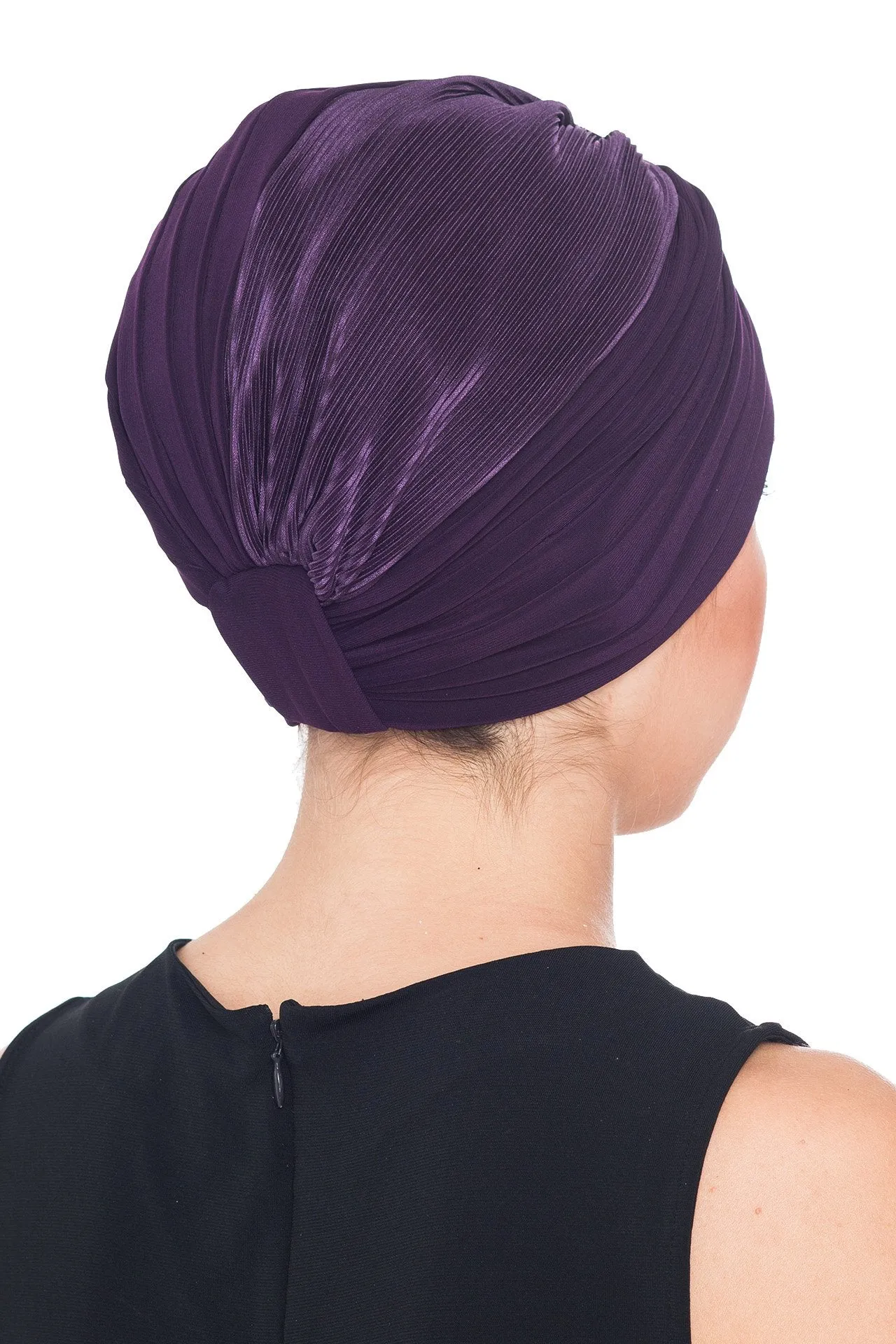 Plisse Cross Turban