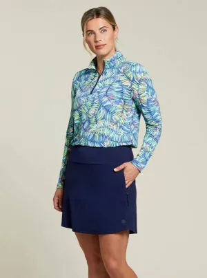Pull On Skort [Deep Blue-1376O]