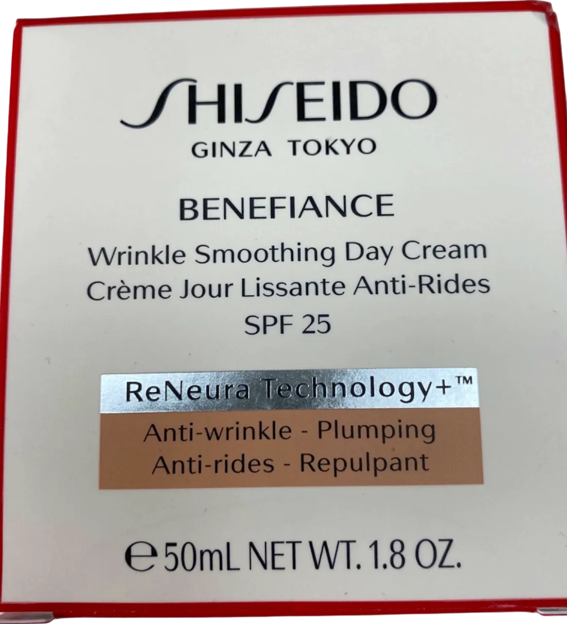 Shiseido Benefiance Wrinkle Smoothing Day Cream SPF 25 50ml