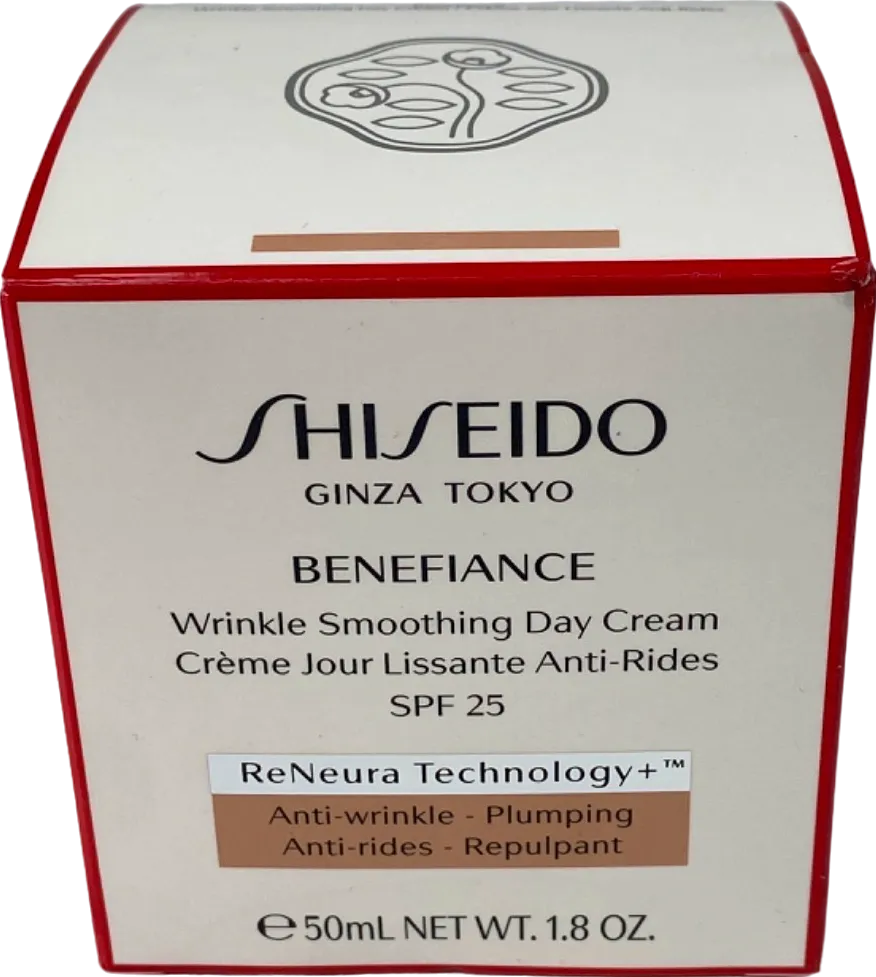 Shiseido Benefiance Wrinkle Smoothing Day Cream SPF 25 50ml