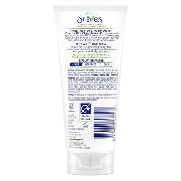 St. Ives Gentle Smoothing Oatmeal Scrub & Mask 150 ml
