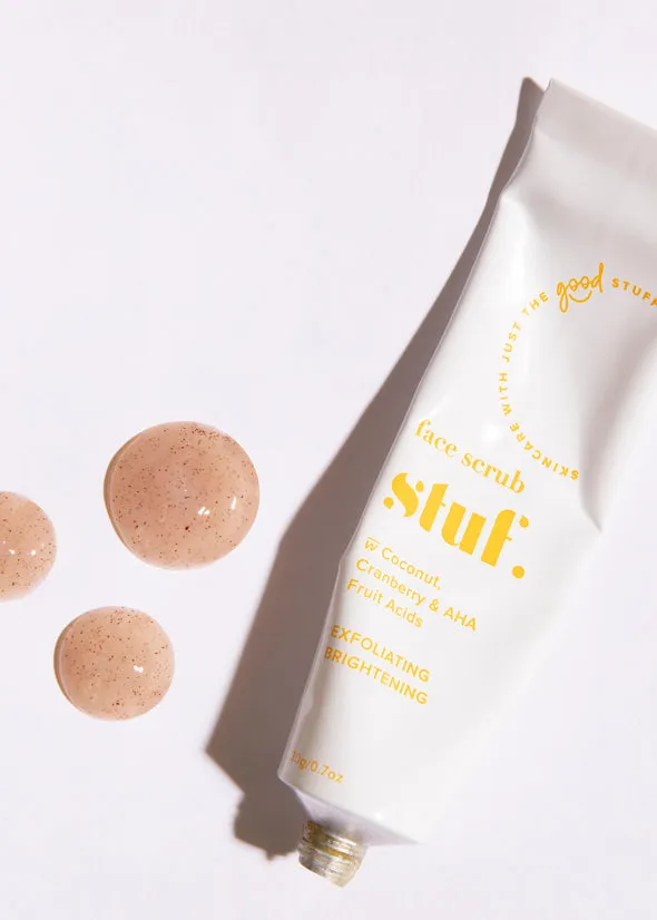 stuf. skin Face Scrub Skin Smoothing AHA Exfoliater