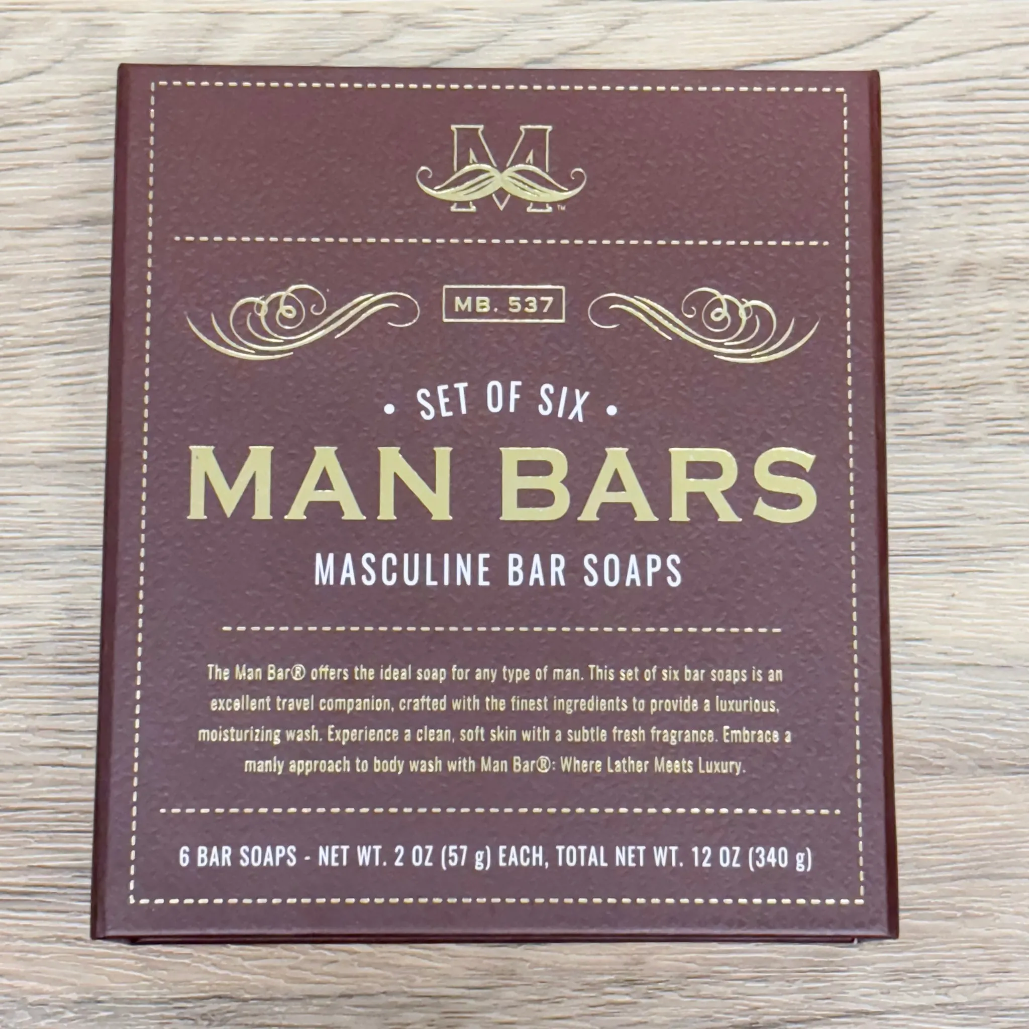 The Man Bar Gift Set of 6 Soaps
