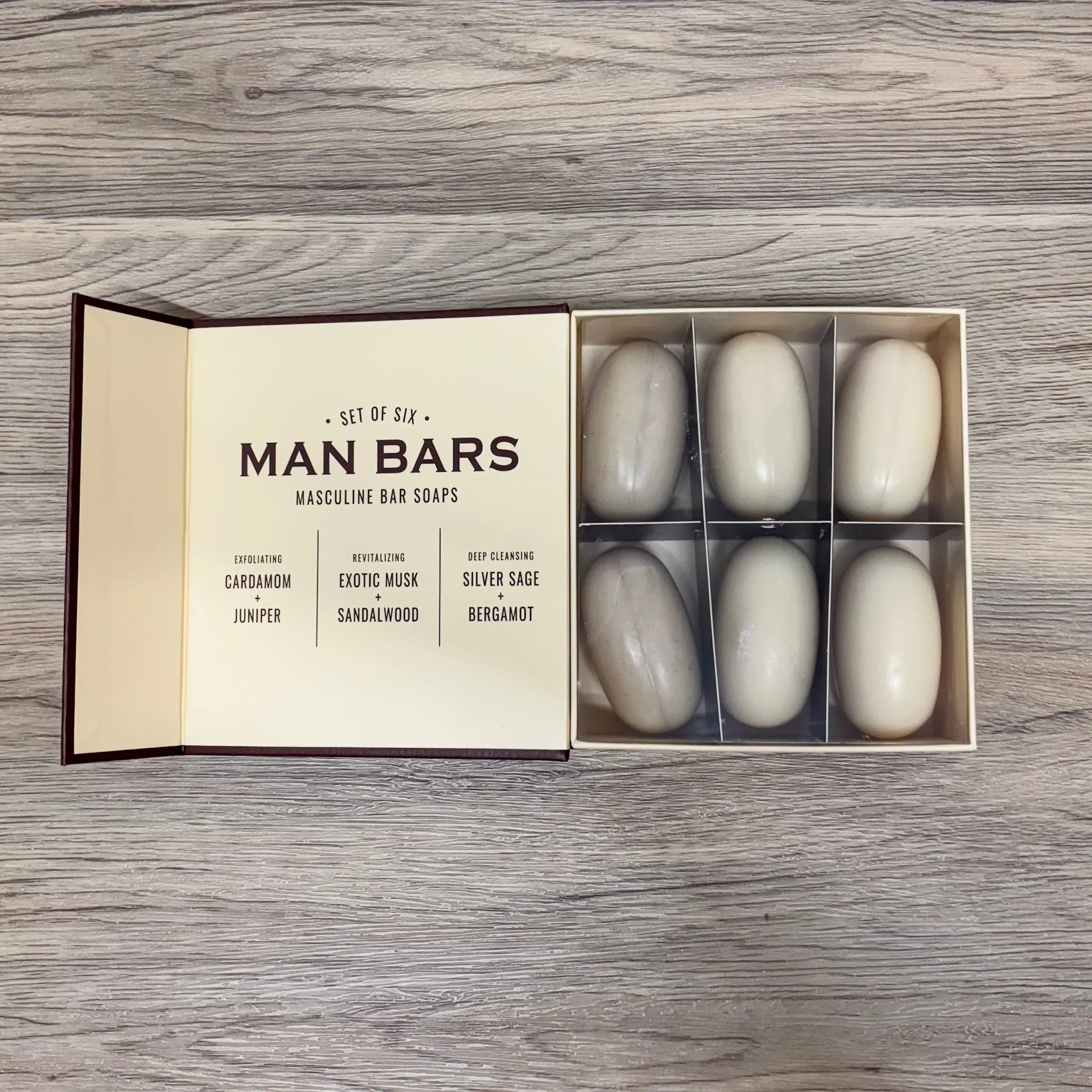 The Man Bar Gift Set of 6 Soaps