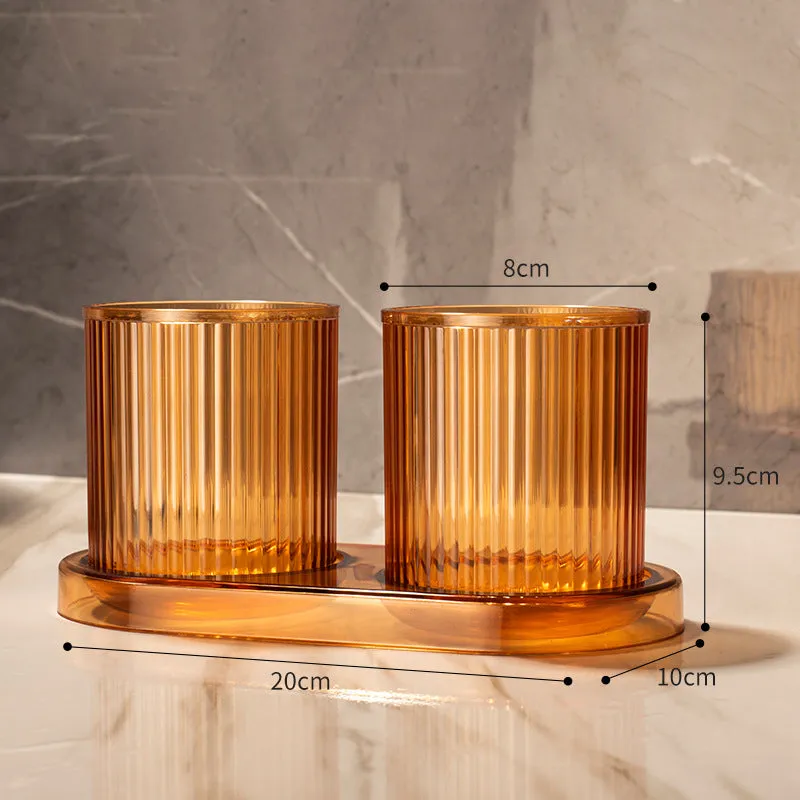 Transparent Luxury Rinse Cup, HG0090