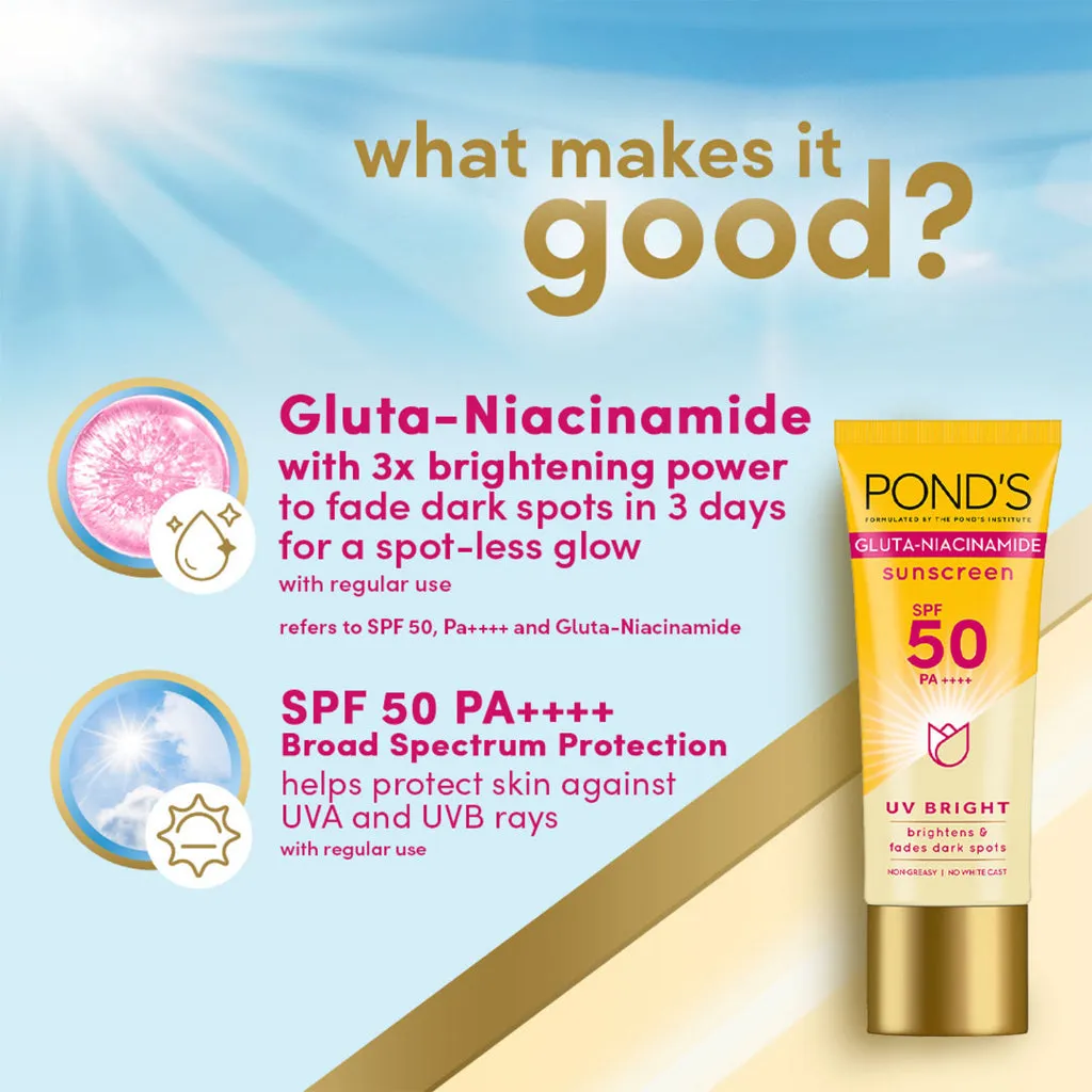 UV Bright Sunscreen with Gluta-Niacinamide 50ml